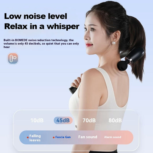 New U-Shaped Back Massager Body Deep Tissue Extended Handle Massage Gun for Neck, Shoulder & Muscle Pain