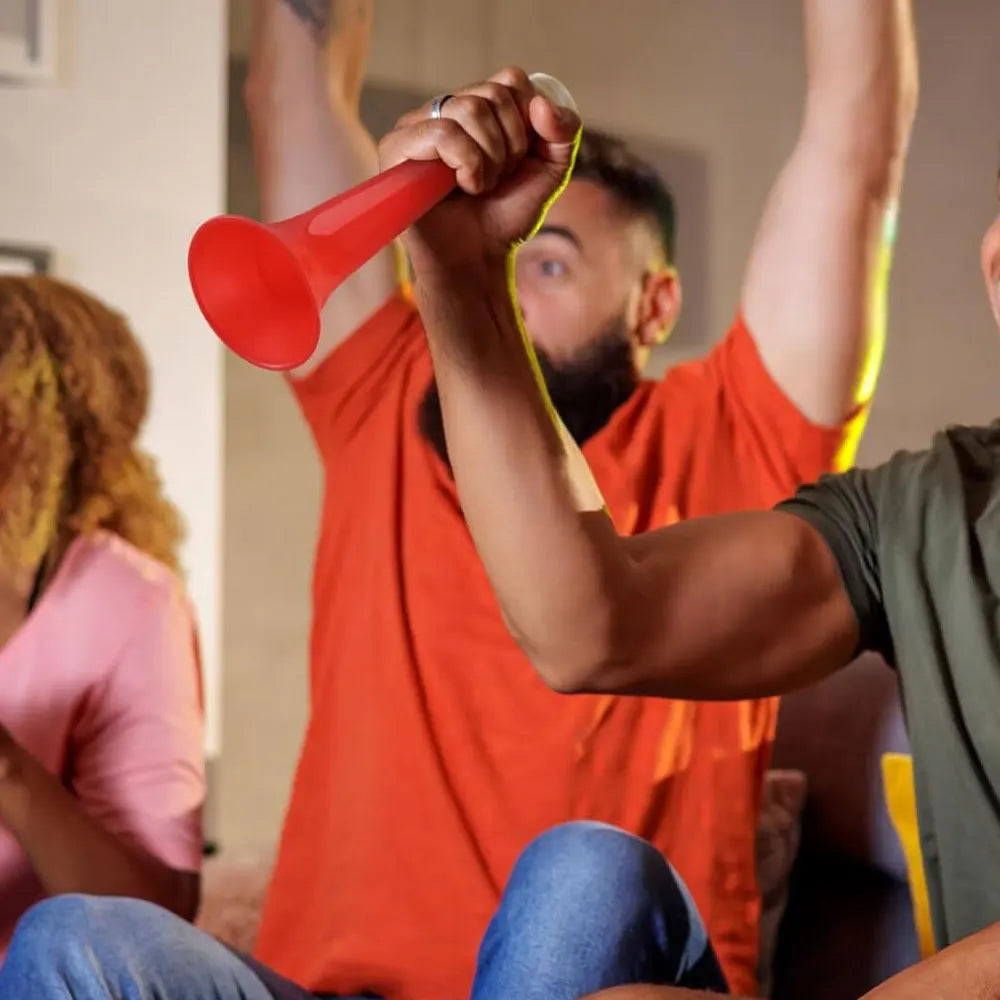 1x Cheer Plastic Horn Football Game Fans Cheerleading Props Vuvuzela Soccer Sports Tournam Children Kids Trumpet Random Color