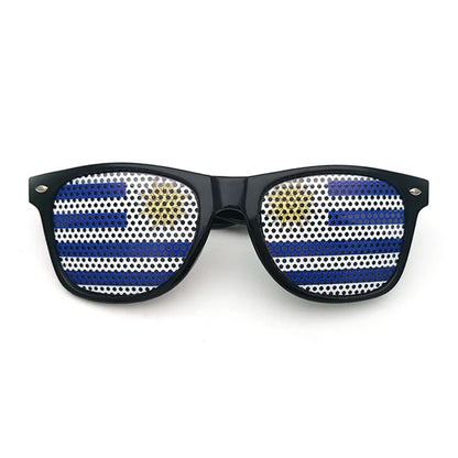 New unisex flag style women men sunglasses Decorative spectacles Eyeglasses Frames for party 42 countries sun glasses