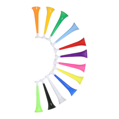 12Pcs 11 Inch Stadium Noise Horn Detachable Design for Soccer Football Events Lightweight Loud Cheering Horns Fan Crowd Support