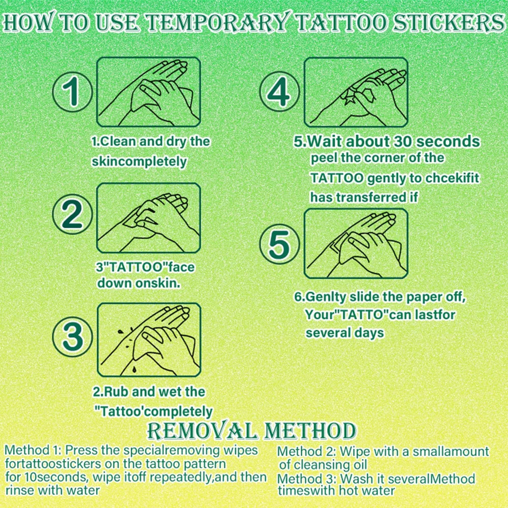 54pcs Temporary Tattoo Goal Stickers Cartoon Soccer Stickers Temporary Tattoo Stickers For Men