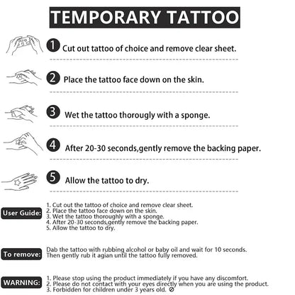 Football Match Temporary Waterproof Oblong & Heart & Lip World National Flag Face Tattoos Sticker