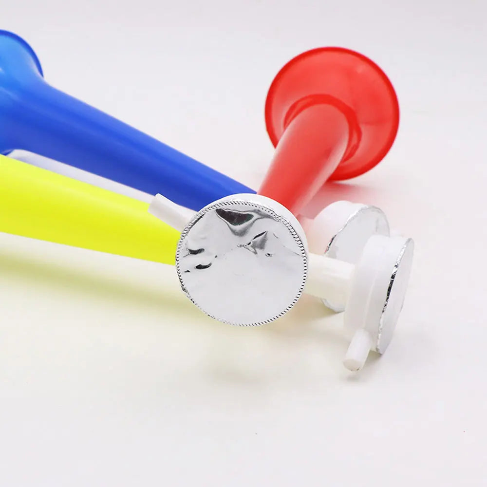 1x Cheer Plastic Horn Football Game Fans Cheerleading Props Vuvuzela Soccer Sports Tournam Children Kids Trumpet Random Color