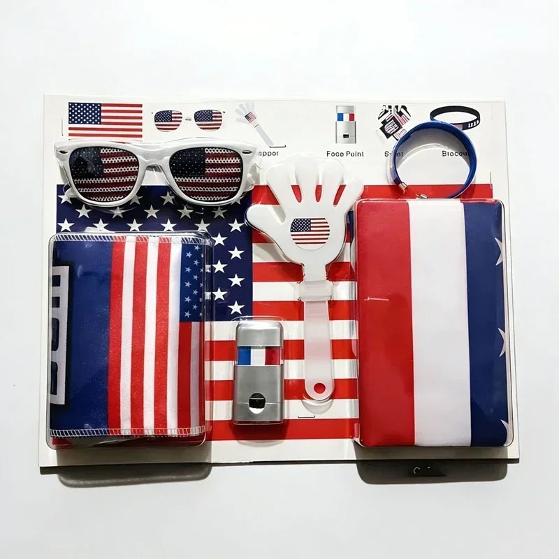 2026 Football National Memorial Scarf Shawl Fan Equipment Mexico Brazil Argentina Fan Cheering Team Commemorative Products