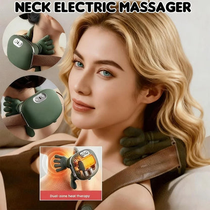 Massage Master for Shoulder, Neck, Electric Kneading Massage Pillow