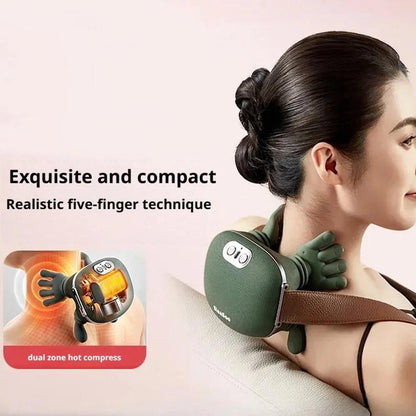 Massage Master for Shoulder, Neck, Electric Kneading Massage Pillow